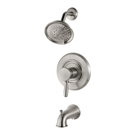 Pfister Universal Tub and Shower R90-TD2K Guía Rápida De Instalación