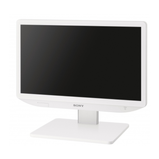 Sony LMD-2735MD Manual De Instrucciones