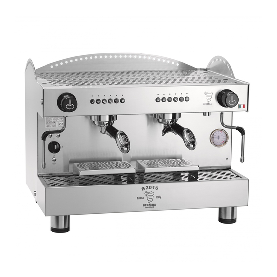 Bezzera B2016 Manual De Instrucciones