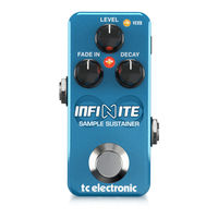 TC Electronic INFINITE MINI SAMPLE SUSTAINER Guia De Inicio Rapido