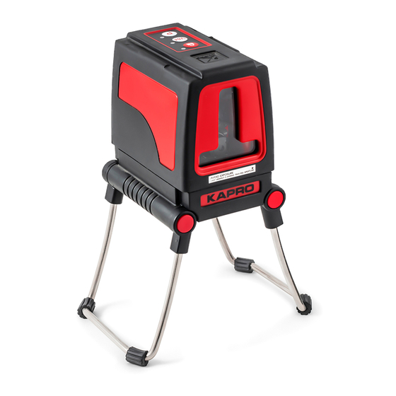 Kapro Prolaser Plus Manual Del Usuario