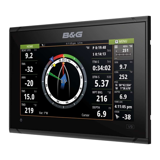 B&G Vulcan Series Manual De Usuario