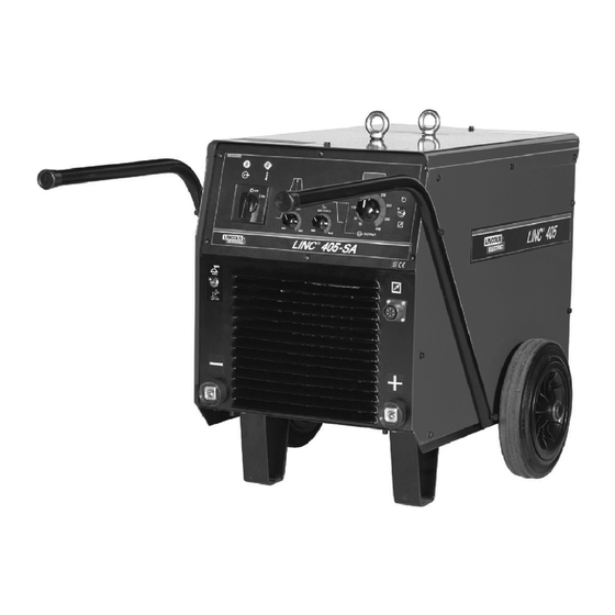 Lincoln Electric LINC 405 Manual De Instrucciones