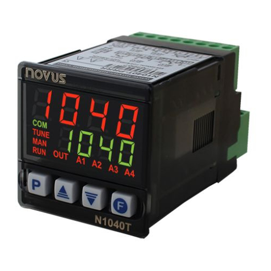 Novus N1040T Manual De Instrucciones