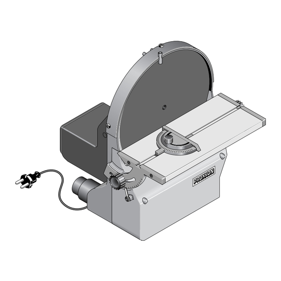 Proxxon TSG 250/E Manual