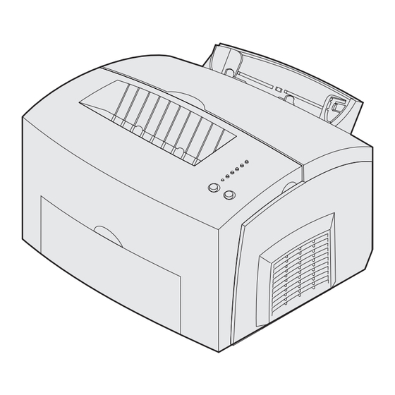 Lexmark E321 Referencia Del Usuario