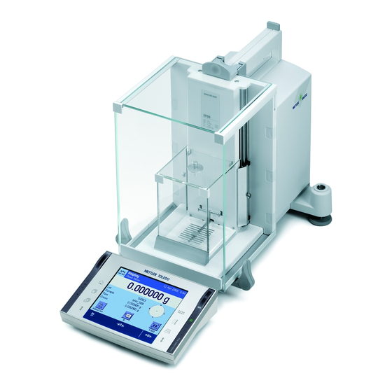 Mettler Toledo Excellence XP Instrucciones De Manejo