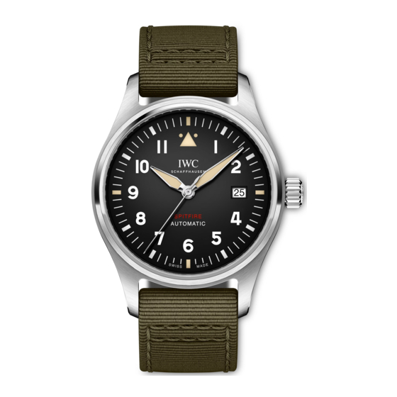 IWC Schaffhausen AUTOMATIC SPITFIRE Manuales