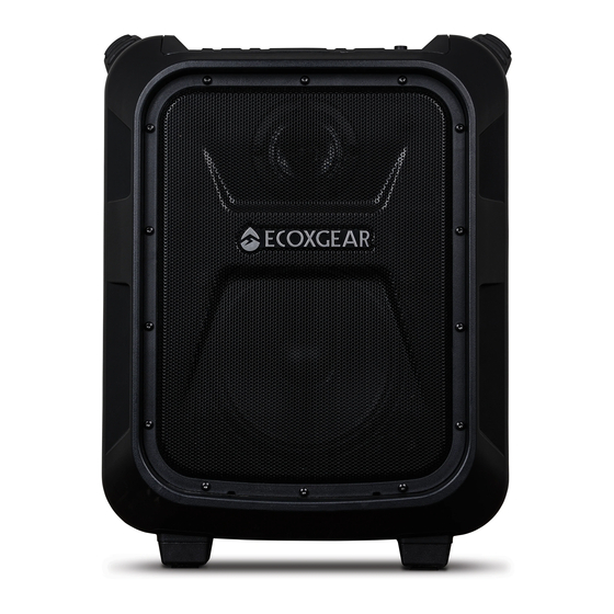 EcoxGear EcoBoulder GDI-EXBM900 Manual De Instrucciones
