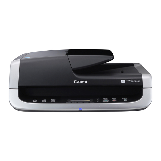 Canon imageFORMULA DR-2020U Guía De Referencia