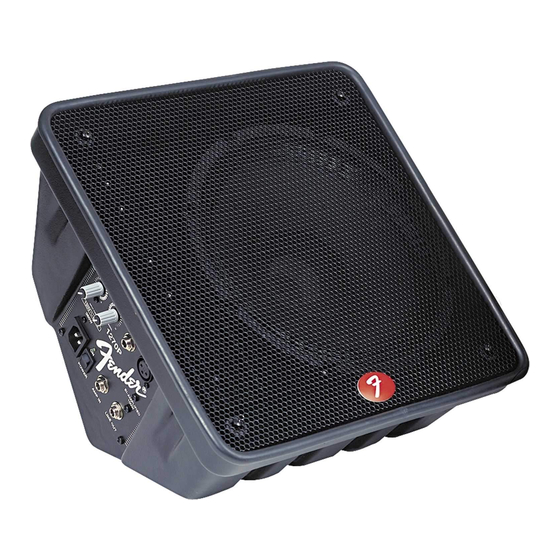 Fender 1270 P Instrucciones De Funcionamiento