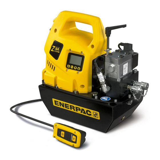 Enerpac ZU4 T Serie Manuales