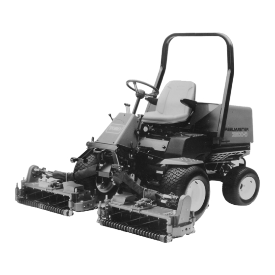 Toro REELMASTER 3500-D Manual Del Operario