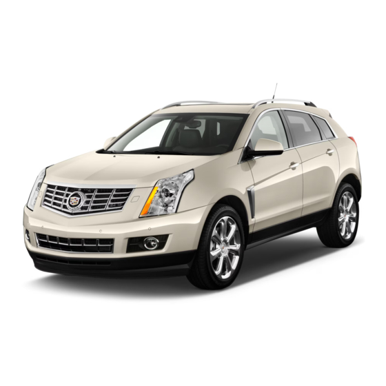 Cadillac SRX 2014 Manuales