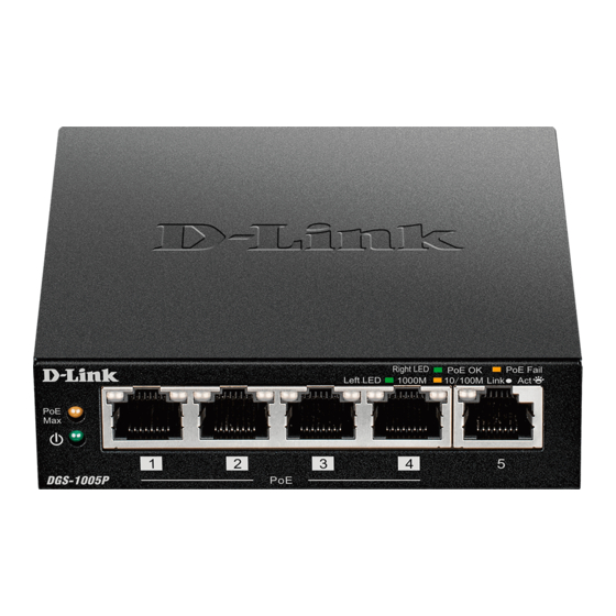 D-Link DGS-1005P Guía De Instalación Rápida