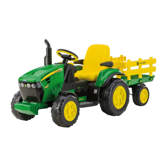 Peg-Perego John Deere GROUND FORCE TRACTOR & TRAILER Empleo Y Manutencion