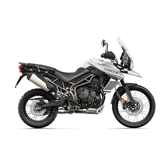 Triumph Tiger XCA Manual Del Propietário