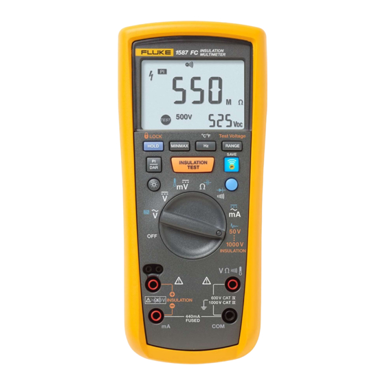 Fluke 1587/MDT Manual De Uso