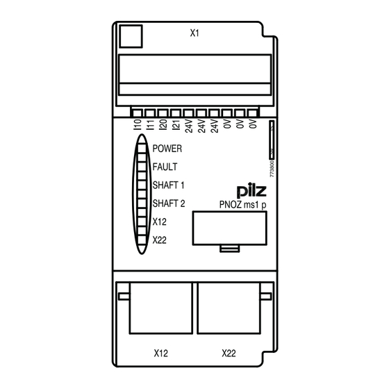 Pilz PNOZ ms1p Manual De Instrucciones