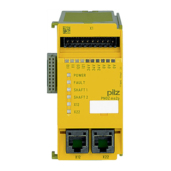 Pilz PNOZ ms1p Instrucciones De Uso