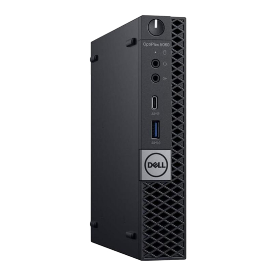 Dell OptiPlex 5060 Micro Guía De Configuración Y Especificaciones