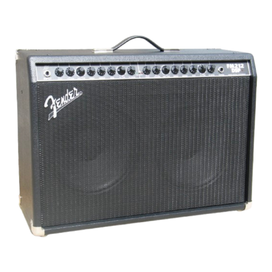 Fender FM212 DSP Instrucciones De Functionamiento