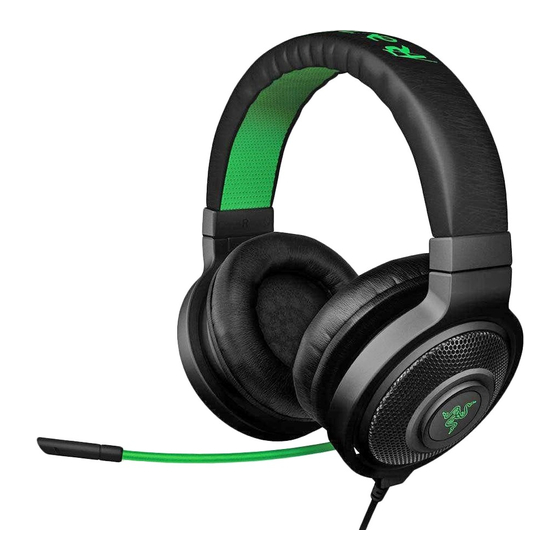 Razer KRAKEN Guia De Inicio Rapido