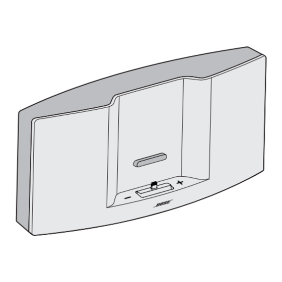 Bose SoundDock XT Manual Del Usuario