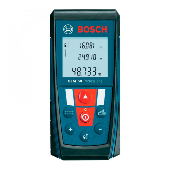 Bosch GLM 50 Professional Manual Original