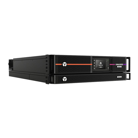 Vertiv Liebert GXT5 Serie Guía De Instalación Rápida