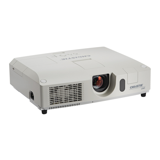 Christie LX41 Guia De Instalacion
