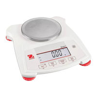 Uline OHAUS SCOUT H-5848 Manual De Instrucciones
