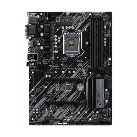 ASROCK Z390 Phantom Gaming 4 Manual Del Usuario