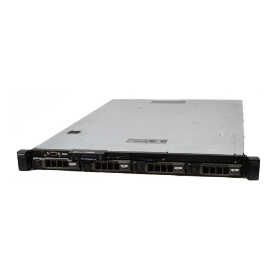 Dell PowerEdge R415 Procedimientos Iniciales Con El Sistema