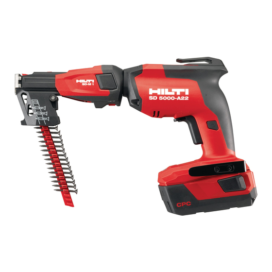 Hilti SD 5000-A22 Manual Del Usuario