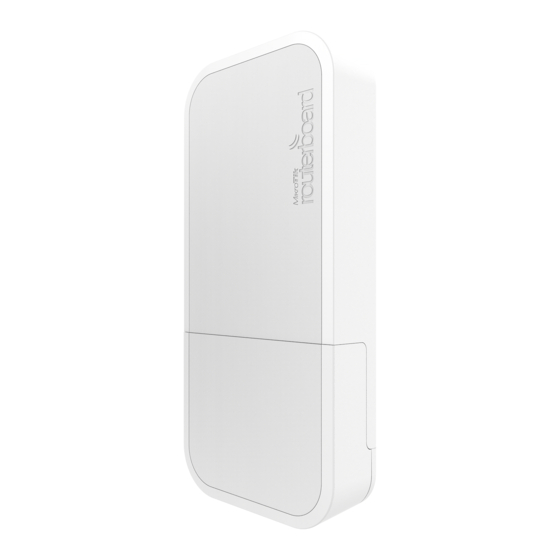 Lr Router MIKROTIK RBWAPR-2ND&R11E-LR GUÍA RÁPIDA Descargar en PDF | ManualsLib