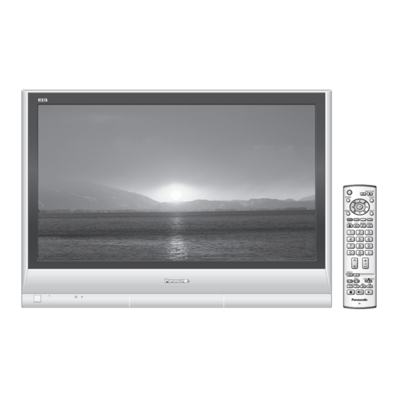 Panasonic VIERA TH-50PV60E Manual De Instrucciones