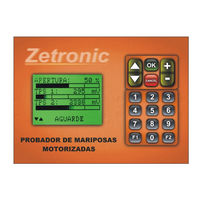 Zetronic Probador De Mariposas Motorizadas Manual Del Usuario