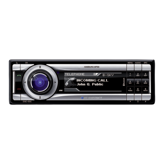 Blaupunkt Hamburg MP68 Instrucciones De Manejo