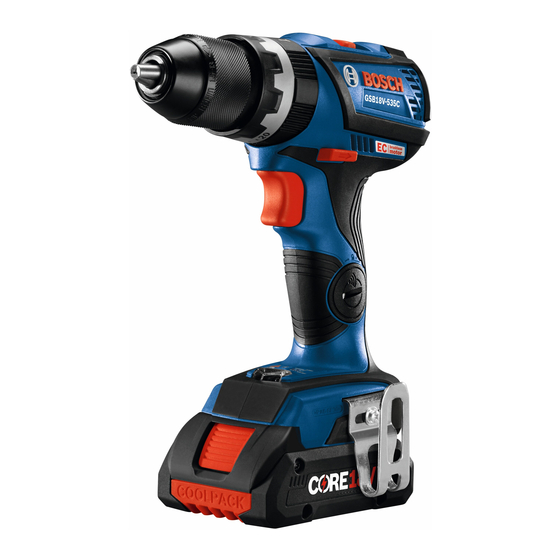 Bosch GSB18V-535C Instrucciones De Funcionamiento Y Seguridad