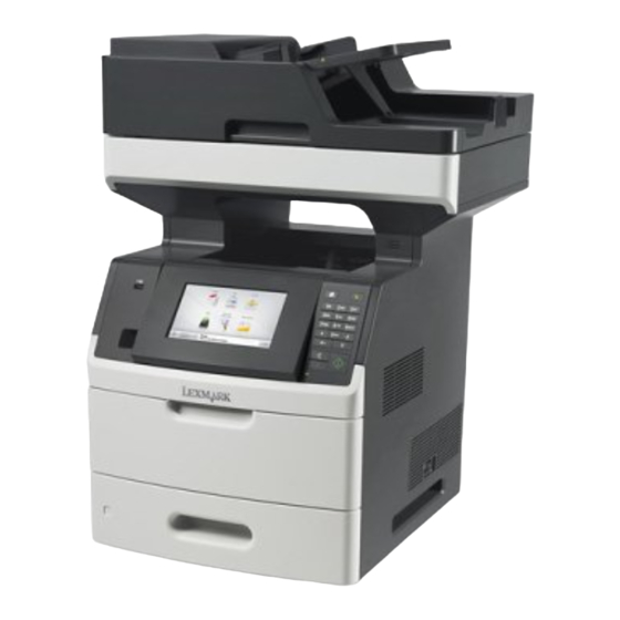 Lexmark XM5100 Serie Manuales