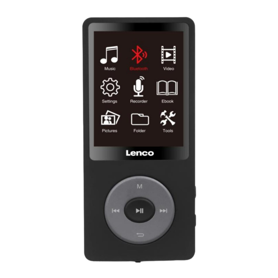Lenco Xemio-860 Manual De Usuario