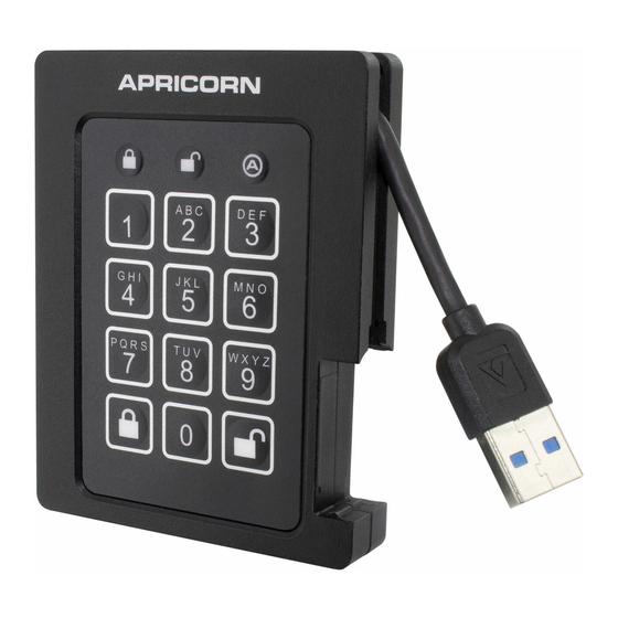 Apricorn Aegis Padlock SSD Guía De Referencia Rápida