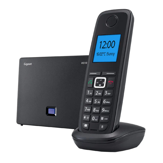 Gigaset A510IP Manual Del Usuario