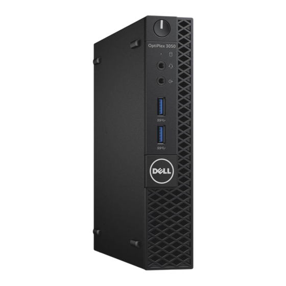 Dell OptiPlex 3050 Micro Manual Del Propietário