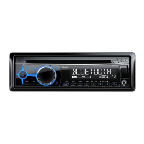 Clarion CZ302E Manual De Instrucciones Y De Instalación