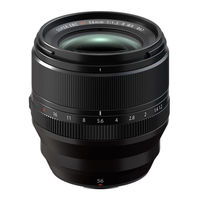 Fujifilm XF56mmF1.2 R Manual De Instrucciones