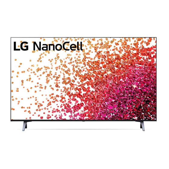 LG 43NANO75 Serie Manuales