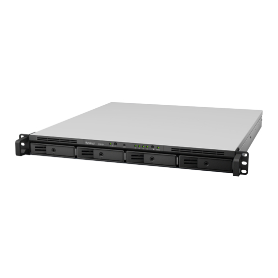 Synology RackStation RS815+ Guía De Instalación Rápida