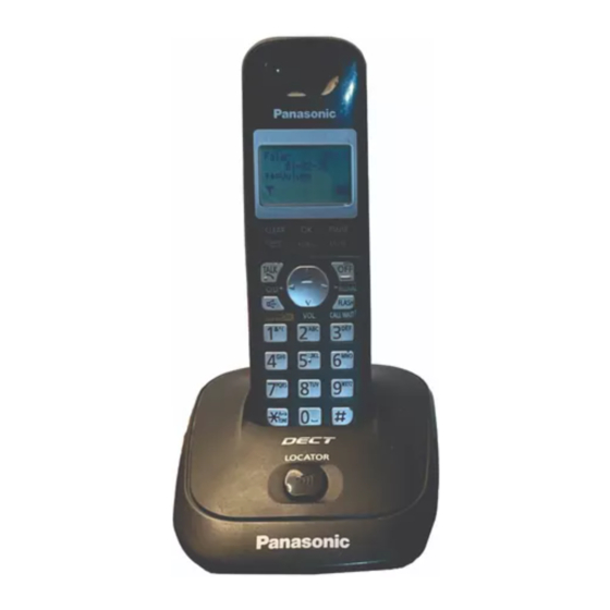 Panasonic KX-TG4011LA Manuales